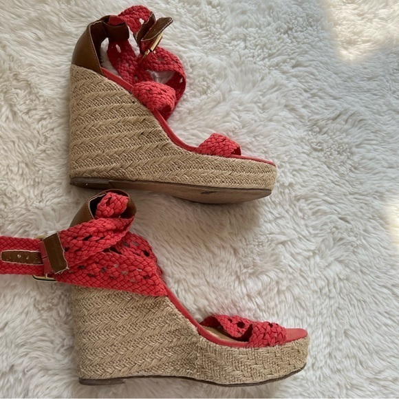 Steve Madden Magestee Coral Espadrille Wedge Sandals - Picture 6 of 12